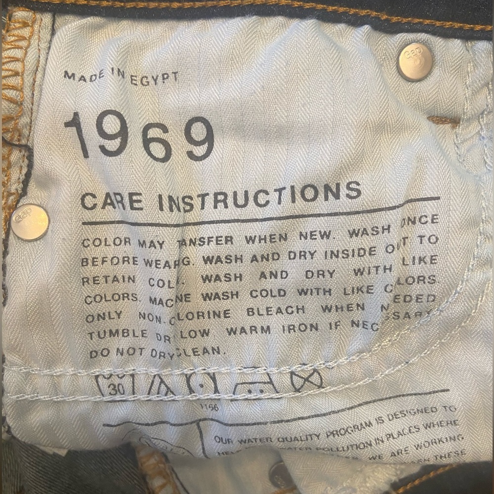 GAP women’s Mid Rise Universal Legging Jeans 25 comfortable stretch dark blue - Picture 7 of 9